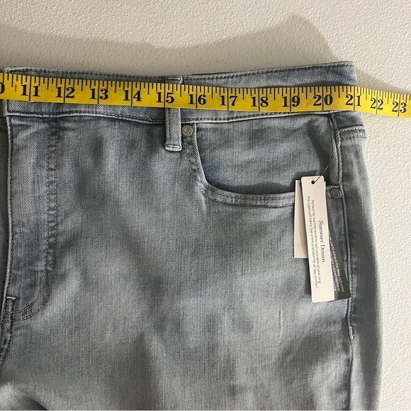 Talbots Women's Jeans Size 22W Petite Straight Leg Crop Light Wash Stretch NWT - Picture 11 of 13